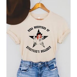 Reba McEntired Graphic Tee Coastal Cowgirl Southern Goth Retro Kitsch XXL unisex